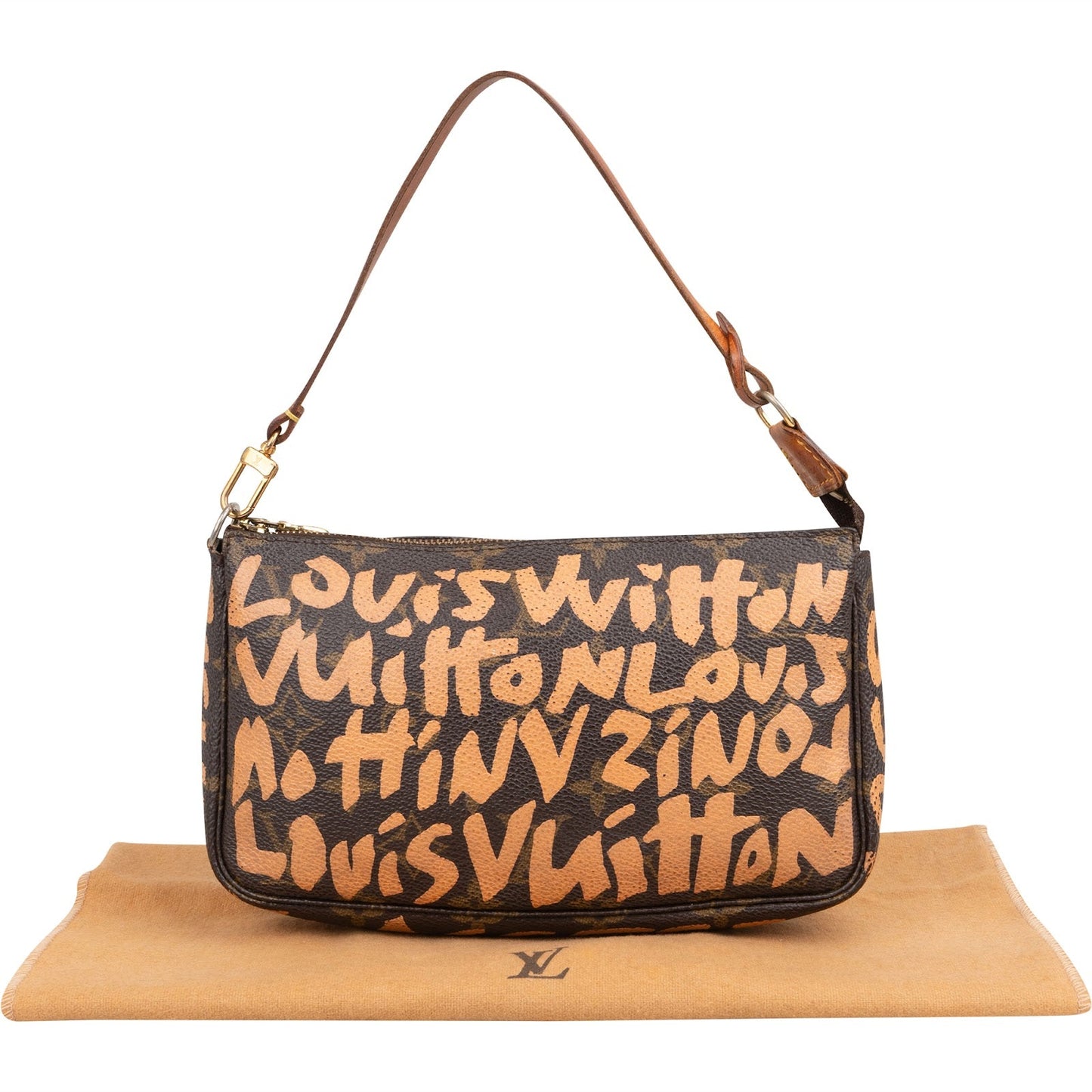 Louis Vuitton Monogram Graffiti Pochette Accessoires Handbag