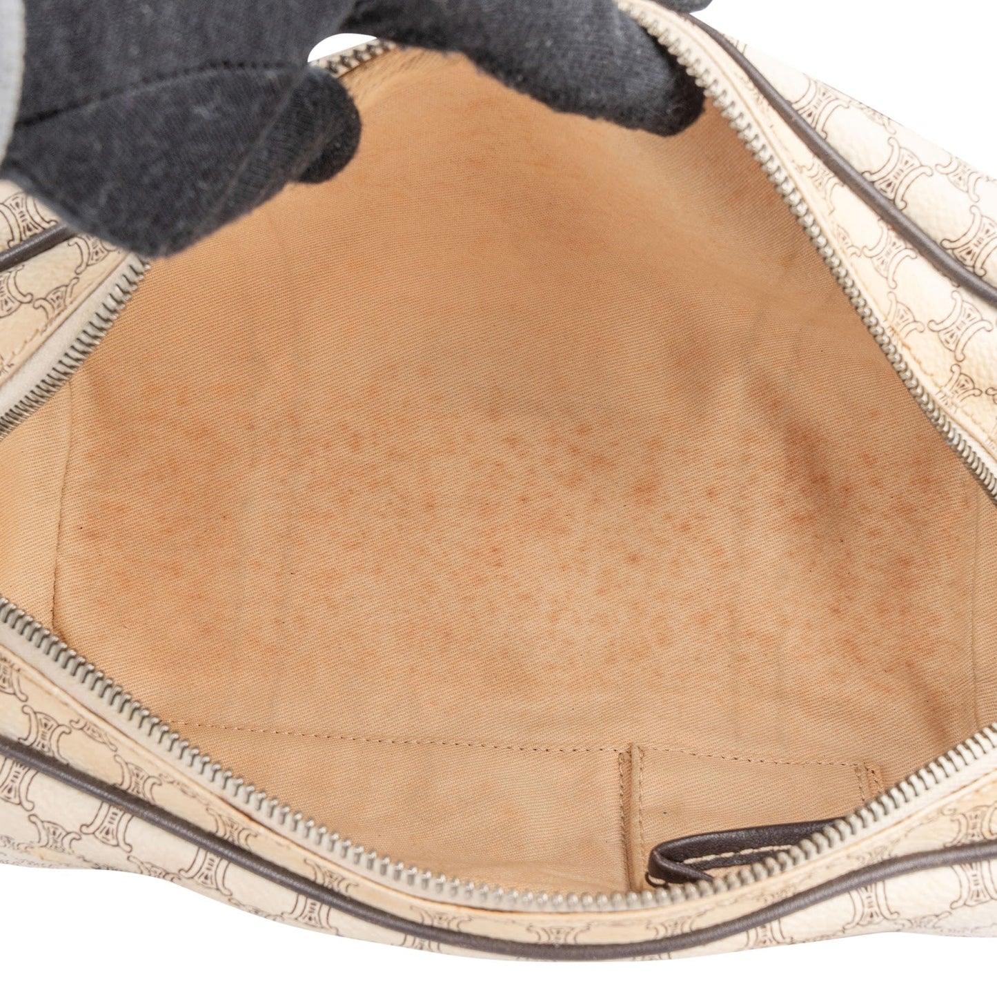 Celine Macadam Monogram Small Boston Handbag