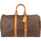 Louis Vuitton Monogram Canvas Keepall 45 Travel Bag