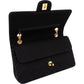 Chanel Quilted Jersey 24K Gold Medium Double Flap Crossbody Bag