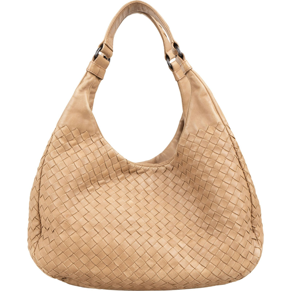 Bottega Intrecciato Nappa Leather Medium Compana Hobo Shoulder Bag