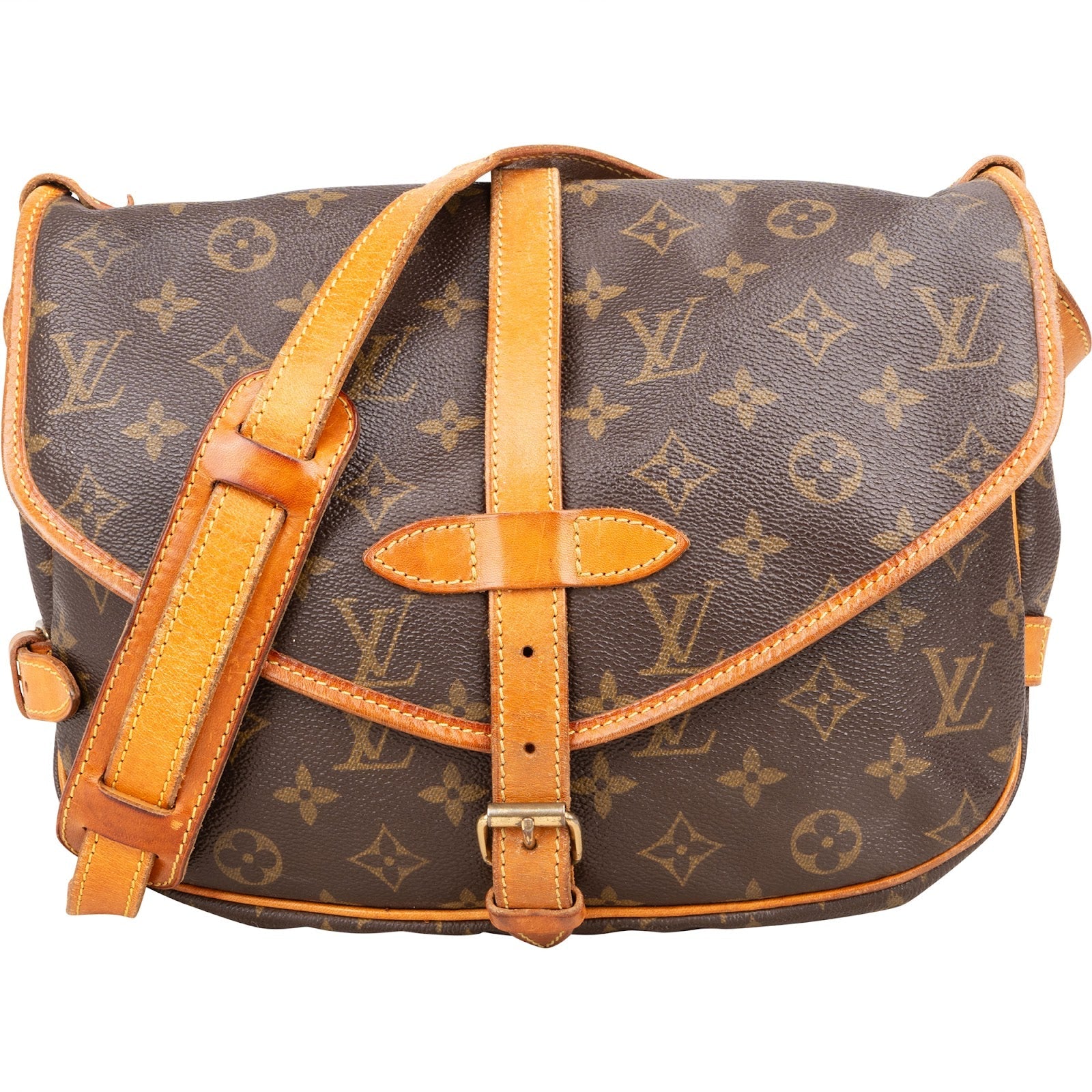 Louis Vuitton Monogram Canvas Saumur 30 Crossbody Bag