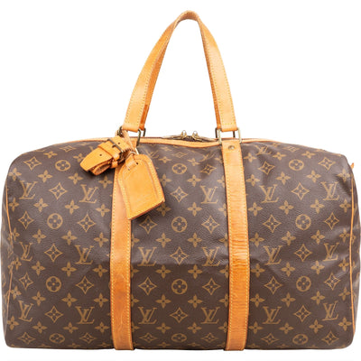 Louis Vuitton Monogram Canvas Sac Souple  45 Travel Bag