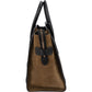 Céline Suede Tricolor Leather Luggage Handbag