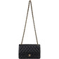 Chanel Quilted Caviar Leather Jumbo Double Flap Crossbody Bag