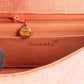 Chanel Quilted Cotton Small Diana 24K Gold Single Flap Crossbody Bag