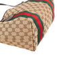 Gucci Monogram GG Canvas Patent Leather Shoulder Bag