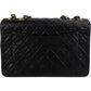 Chanel Quilted Lambskin 24K Gold Maxi Single Flap Crossbody Bag