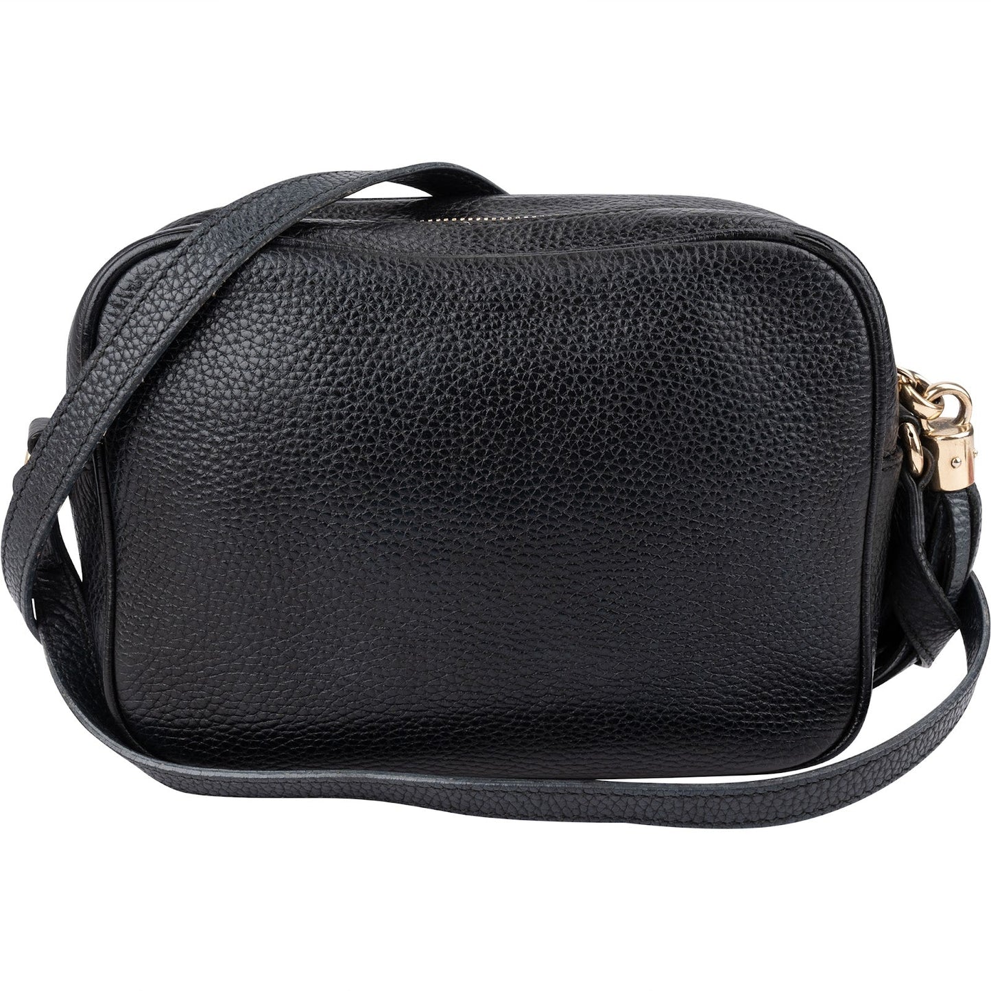 Gucci Black Leather Soho Disco Crossbody Bag