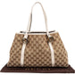 Gucci Monogram GG Twin Interlocking G  Shoulder Bag