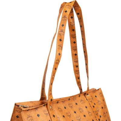 MCM Monogram Visetos XL Shopper Shoulder Bag