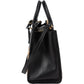 Louis Vuitton Black Studded Leather City Steamer PM Handbag