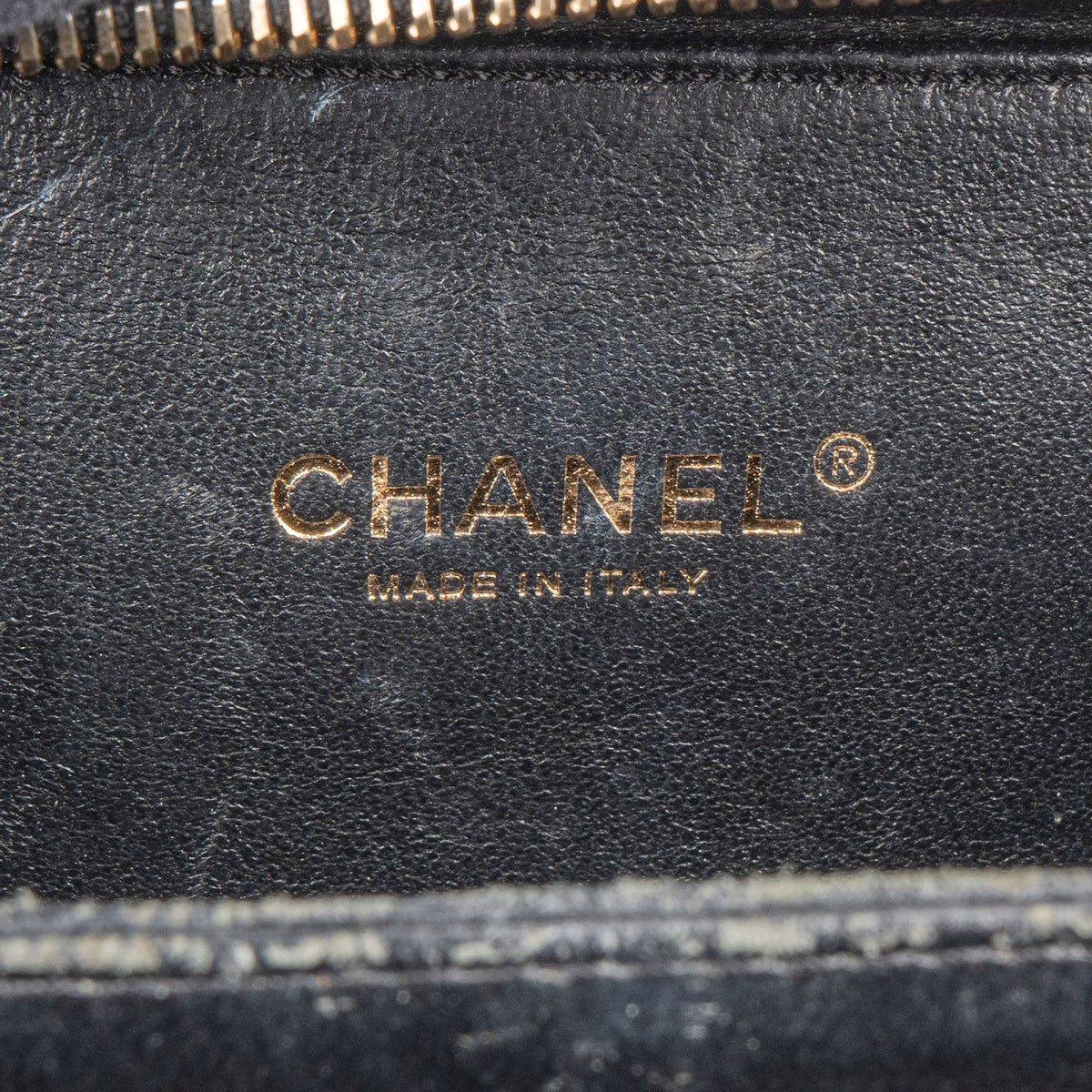 Chanel Quilted Caviar Leather CC Filigree Crossbody Bag