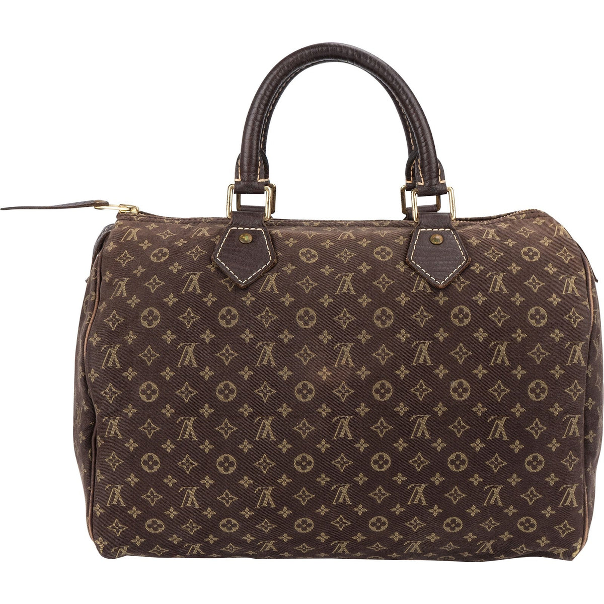 Louis Vuitton Monogram Mini Lin Speedy 30 Handbag