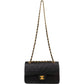 Chanel Quilted Lambskin Small 24K Gold Double Flap Shoulder Bag