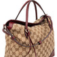 Gucci Monogram GG Canvas Bree Tote Handbag