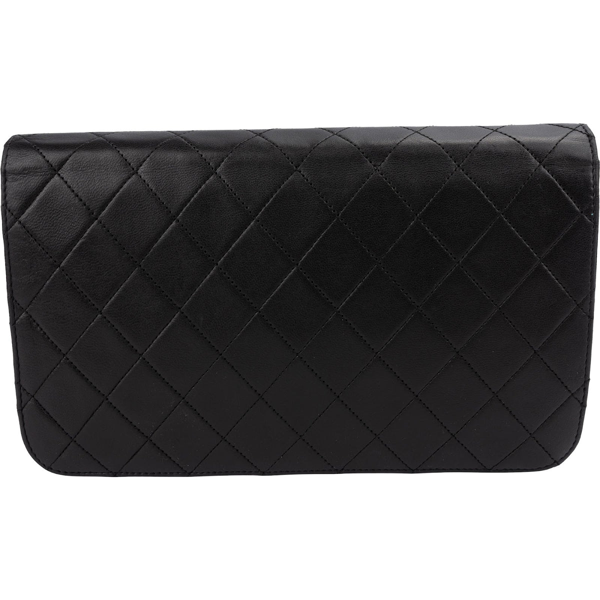 Chanel Quilted Lambskin 24K Gold Single Flap Crossbody Bag