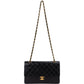 Chanel Quilted Lambskin 24K Gold Medium Double Flap Shoulder Bag