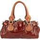 Chloé Patent Leather Paddington Satchel Handbag