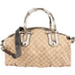 Gucci Monogram GG Bamboo Top Handle Handbag