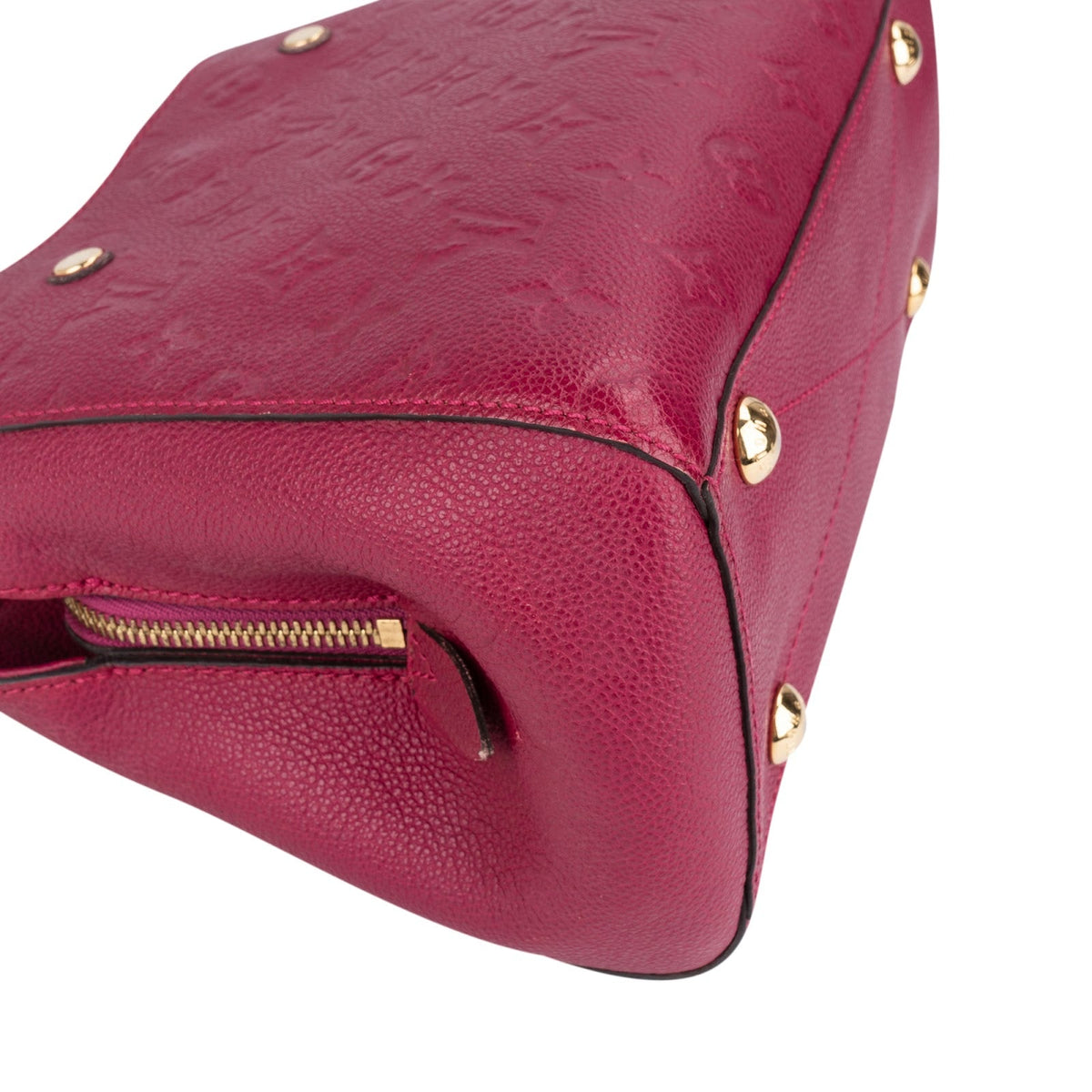 Louis Vuitton Leather Monogram Empreinte Montaigne BB Handbag