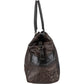 Fendi Croc-Embossed Leather Tote Shoulder Bag