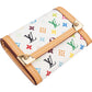 Louis Vuitton Monogram Murakami Multicolor Malle Trifold Coin Wallet