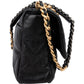 Chanel 19 Quilted Lambskin Leather Jumbo Single Flap Crossbody Bag