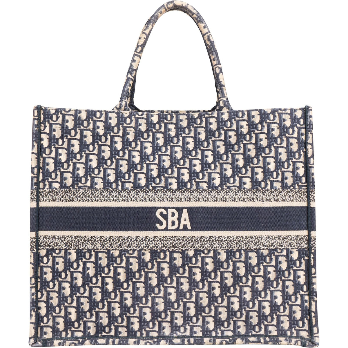 Christian Dior Trotter Monogram Canvas Large Book Tote Handbag