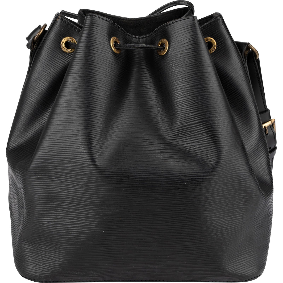 Louis Vuitton Noir Epi Leather Sac Noé Petit Shoulder Bag