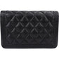 Chanel Quilted Caviar Leather Small Boy Wallet On Chain Crossbody Bag
