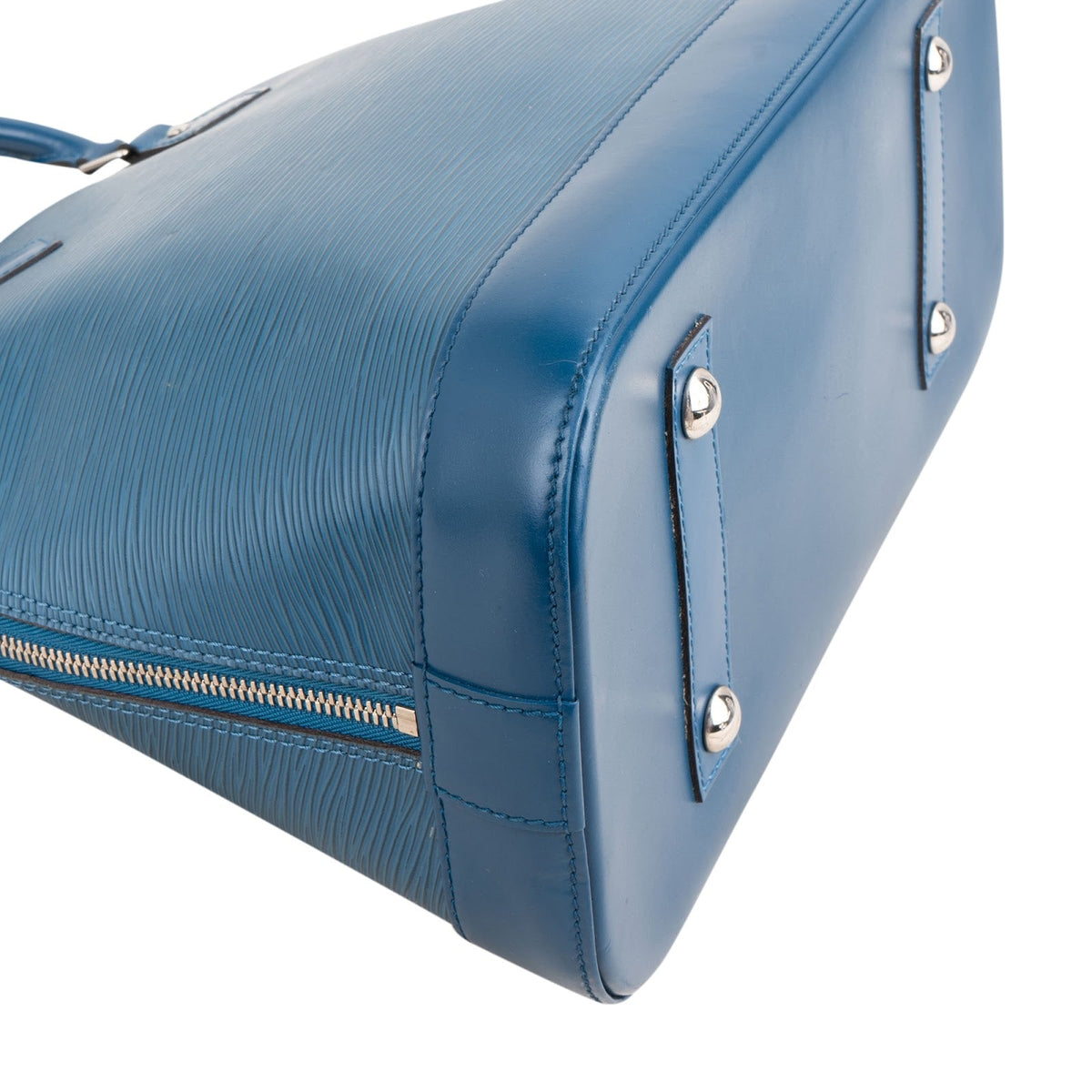 Louis Vuitton Blue Epi Leather Alma GM Handbag
