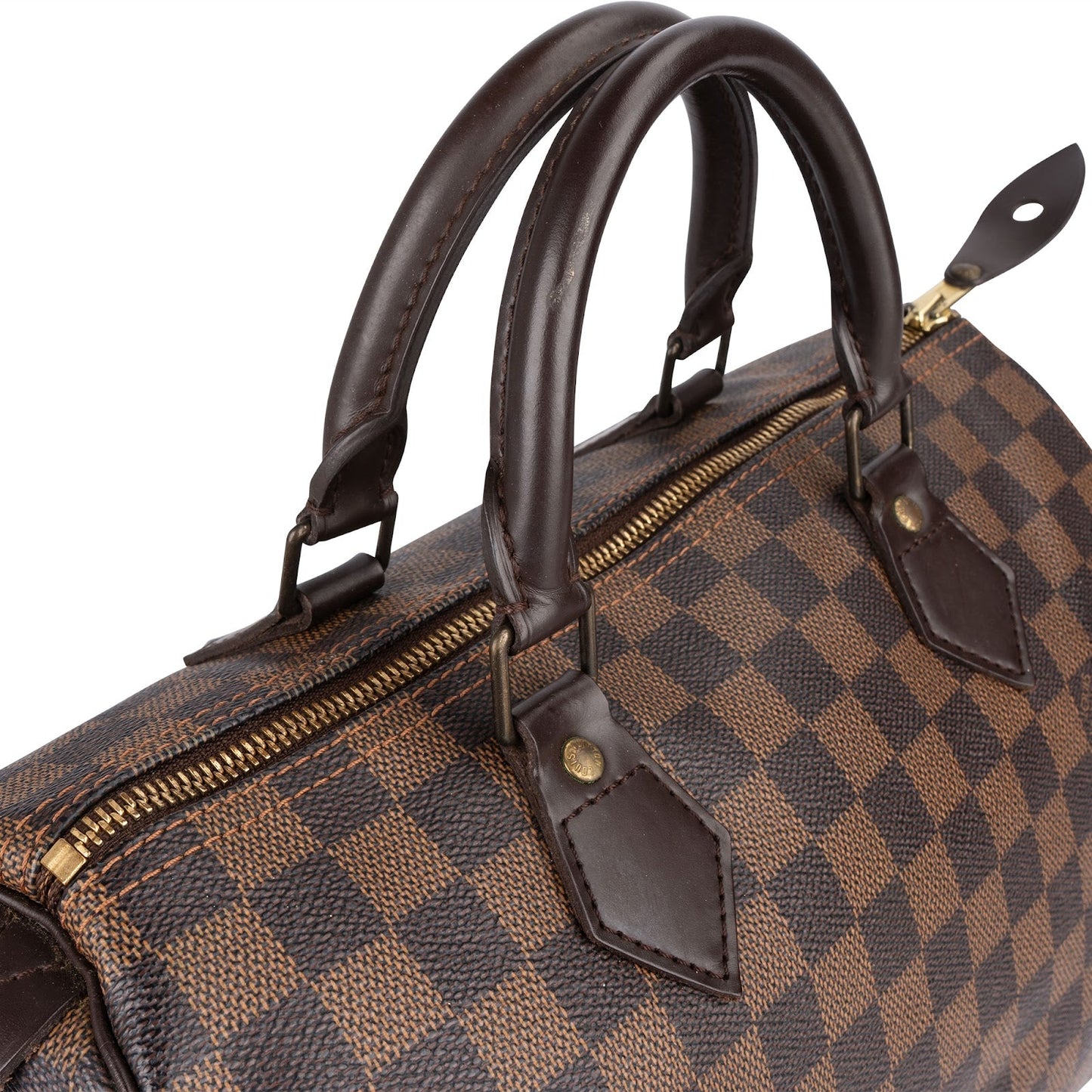 Louis Vuitton Monogram Damier Ebene Speedy 30 Handbag