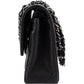 Chanel Quilted Caviar Leather Small Double Flap Shoulder Bag