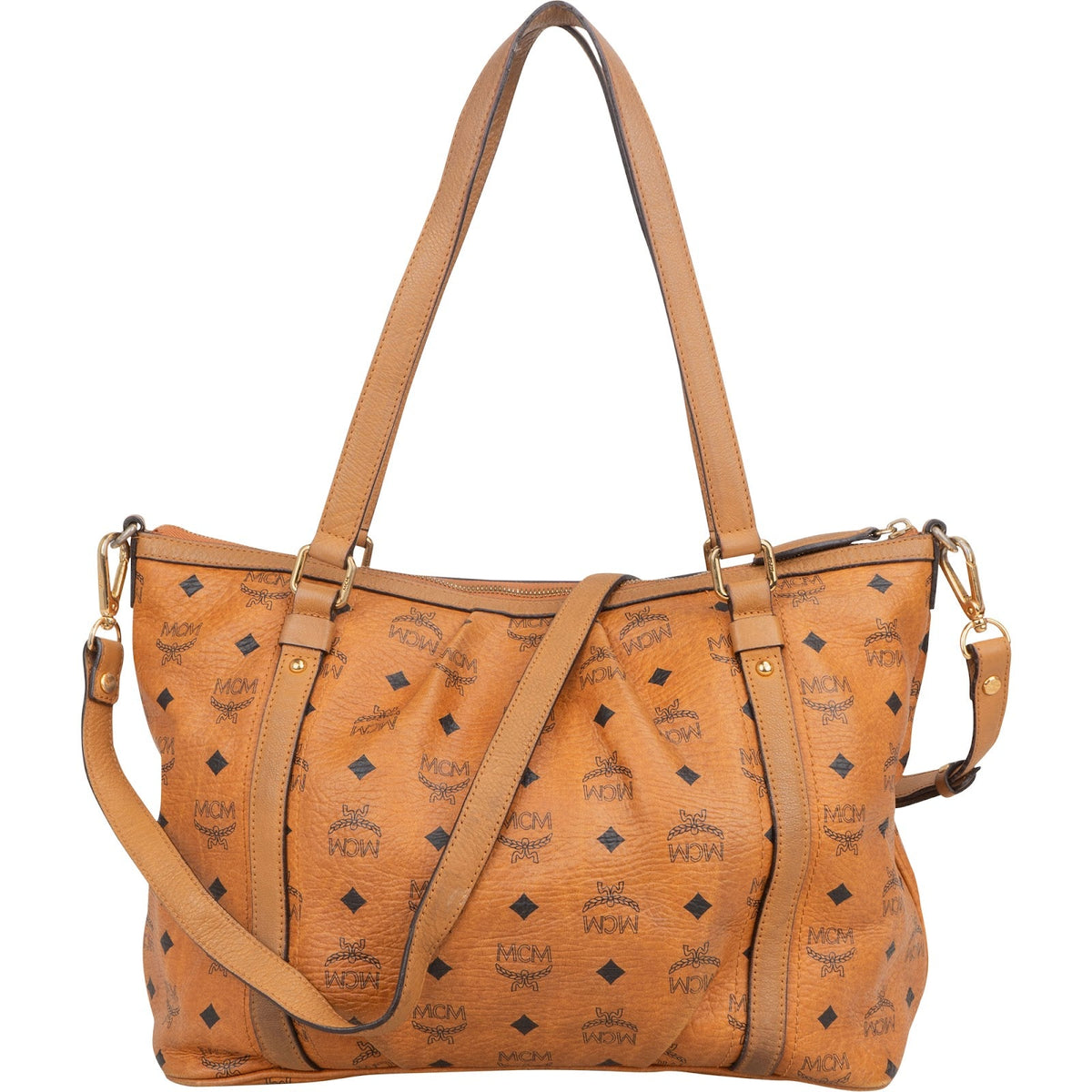 MCM Monogram Visetos Shoulder Bag