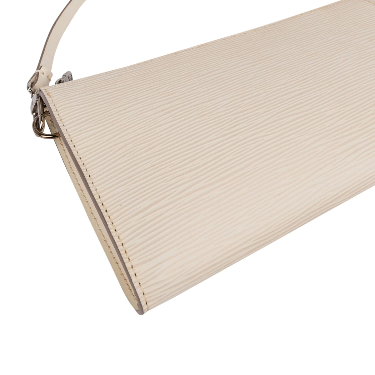 Louis Vuitton Ivory Epi Leather Pochette Accessoires Handbag