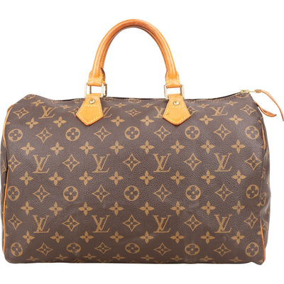 Louis Vuitton Monogram Canvas Speedy 35 Handbag