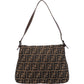 Fendi Monogram FF Zucca Canvas Mamma Baguette Shoulder Bag