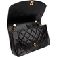 Chanel Quilted Lambskin 24K Gold Medium Diana Single Flap Crossbody Bag