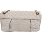Chanel Quilted Nubuc Easy Single Flap Shoulder Bag