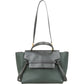 Celine Dark Green Leather Belt Handbag