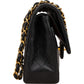 Chanel Quilted Lambskin Small 24K Gold Double Flap Shoulder Bag