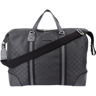 Gucci Monogram GG Nylon Web 45 Duffle Travel Bag