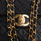 Chanel Quilted Lambskin 24K Gold Maxi Single Flap Crossbody Bag