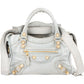 Balenciaga Blue Leather Mini City Handbag