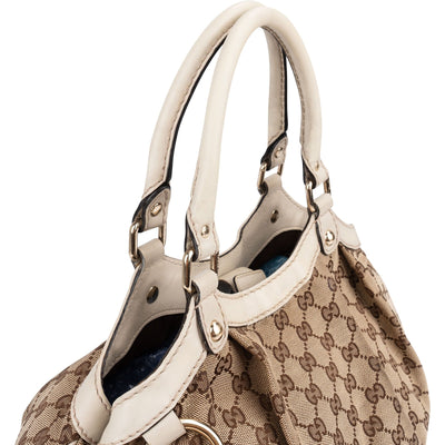 Gucci Monogram GG Canvas Sukey Handbag