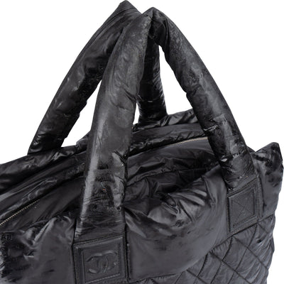 Chanel Quilted Nylon Coco Cocoon Tote Handbag