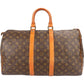 Louis Vuitton Monogram Canvas Keepall 45 Travel Bag