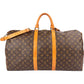 Louis Vuitton Monogram Canvas Keepall 55 Bandoulière Travel Bag