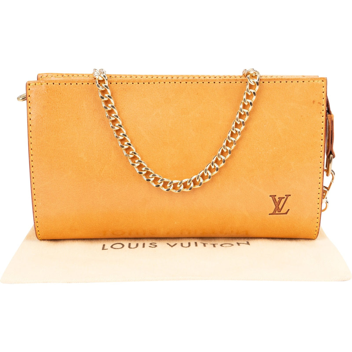 Louis Vuitton Vachetta Leather Mini Pochette Accessoires Shoulder Bag